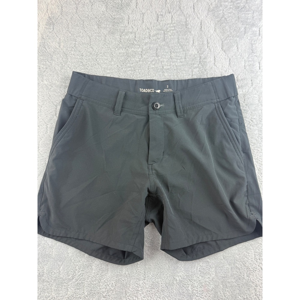 Toad&Co Gray Eco Hiking Shorts Women's Size 2 Travel Outdoor‎ Casual